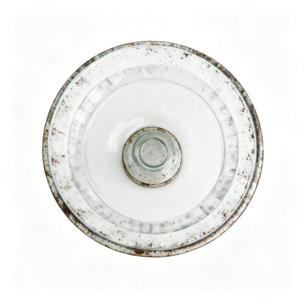 Glass Birdbath Bowl with Distressed Finish - 11 Inch Diameter