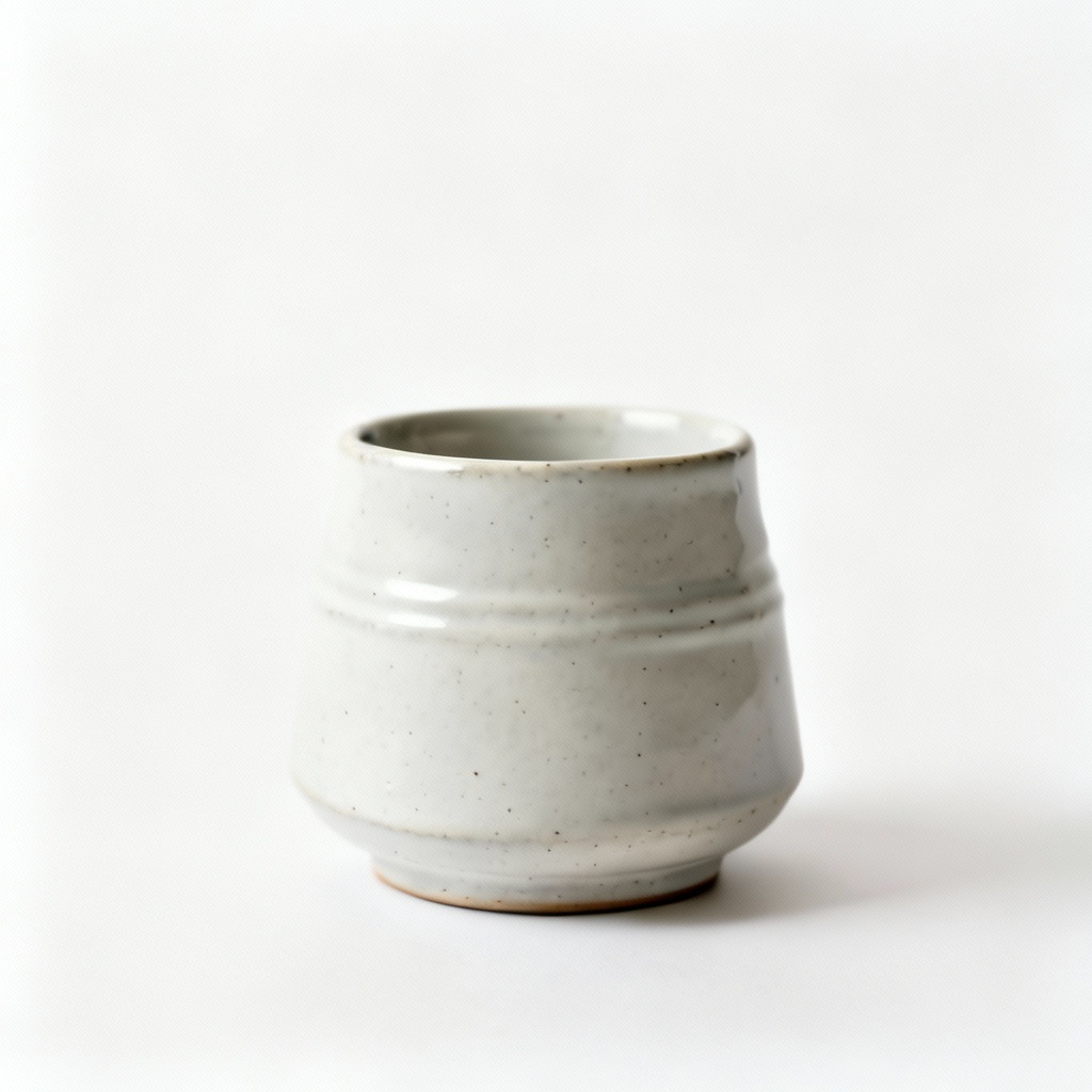 Minimalist Ceramic Succulent Planter - Set of 2, White