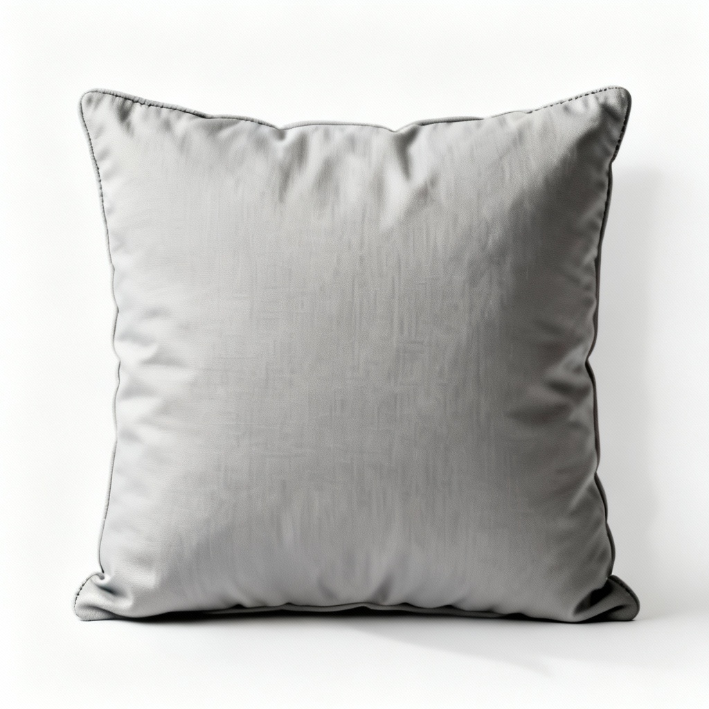 Modern Geometric Throw Pillow Cover - 18x18 Inch, Linen Blend