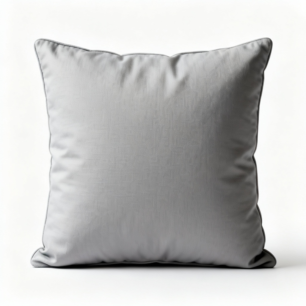Modern Geometric Throw Pillow Cover - 18x18 Inch, Linen Blend