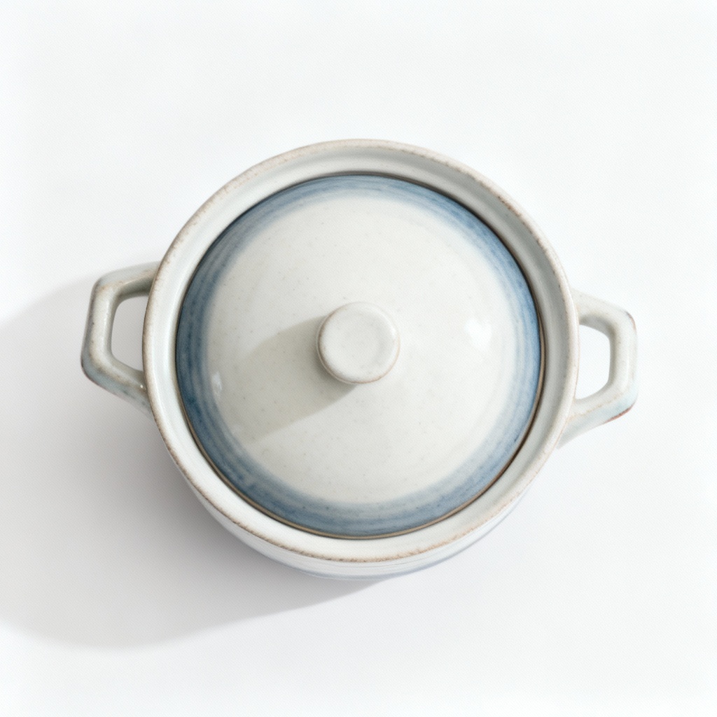 Modern Minimalist Ceramic Vase - Matte Finish, 8-Inch