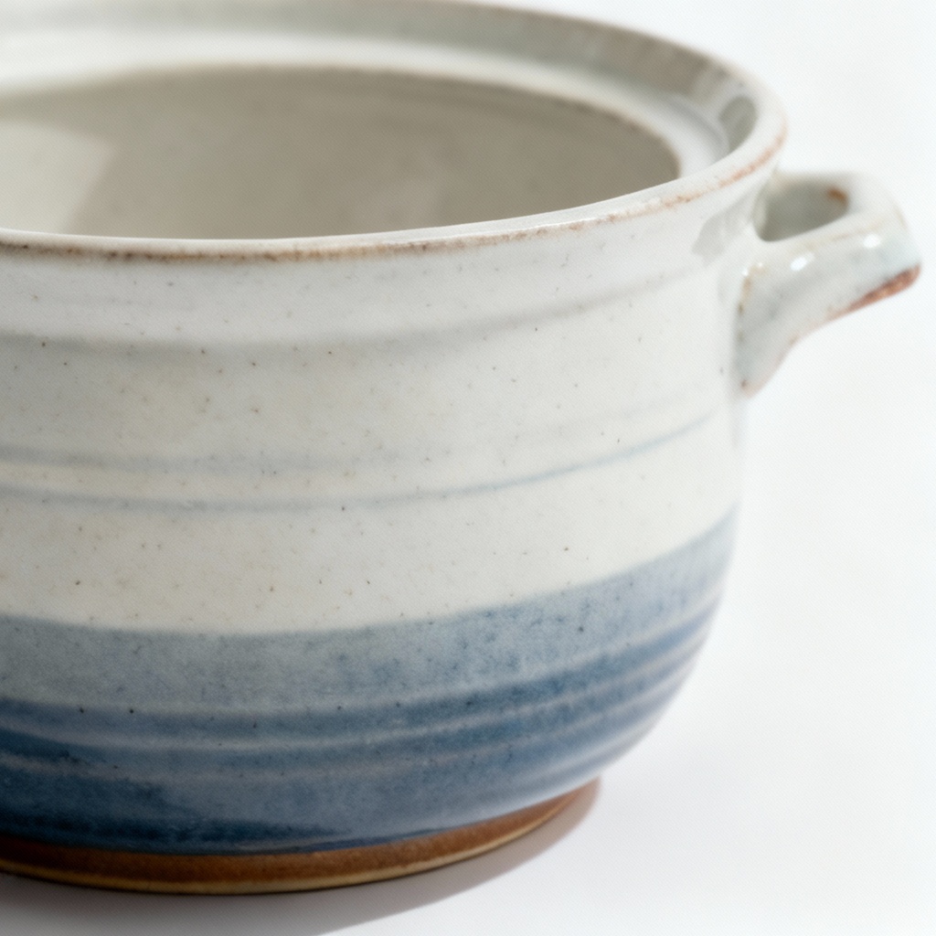 Modern Minimalist Ceramic Vase - Matte Finish, 8-Inch