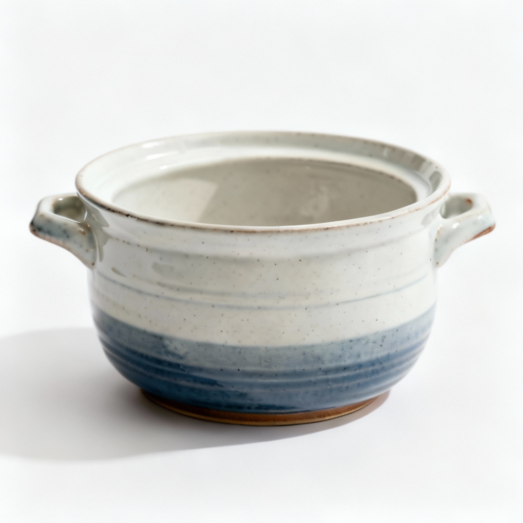 Modern Minimalist Ceramic Vase - Matte Finish, 8-Inch