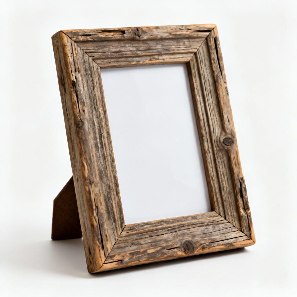 Rustic Wooden Picture Frame - 4x6 Photo Display