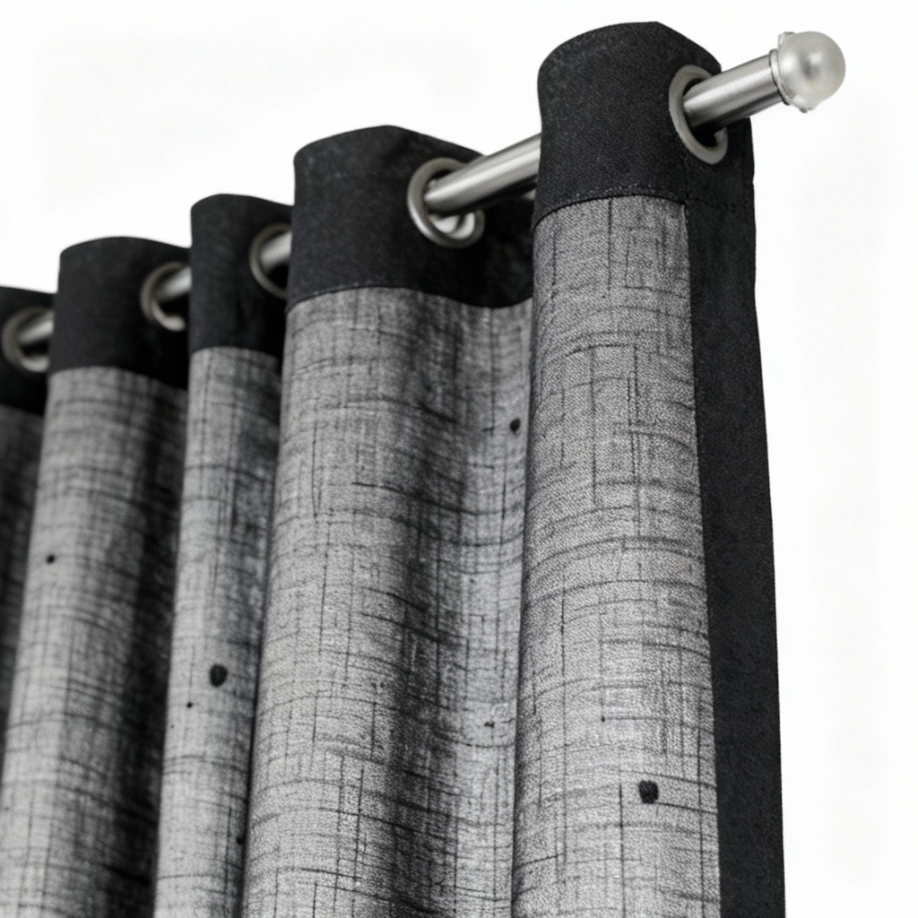 Sheer Linen Blend Curtains - Light Filtering Privacy Panel - 52 x 84 Inch, Single Panel